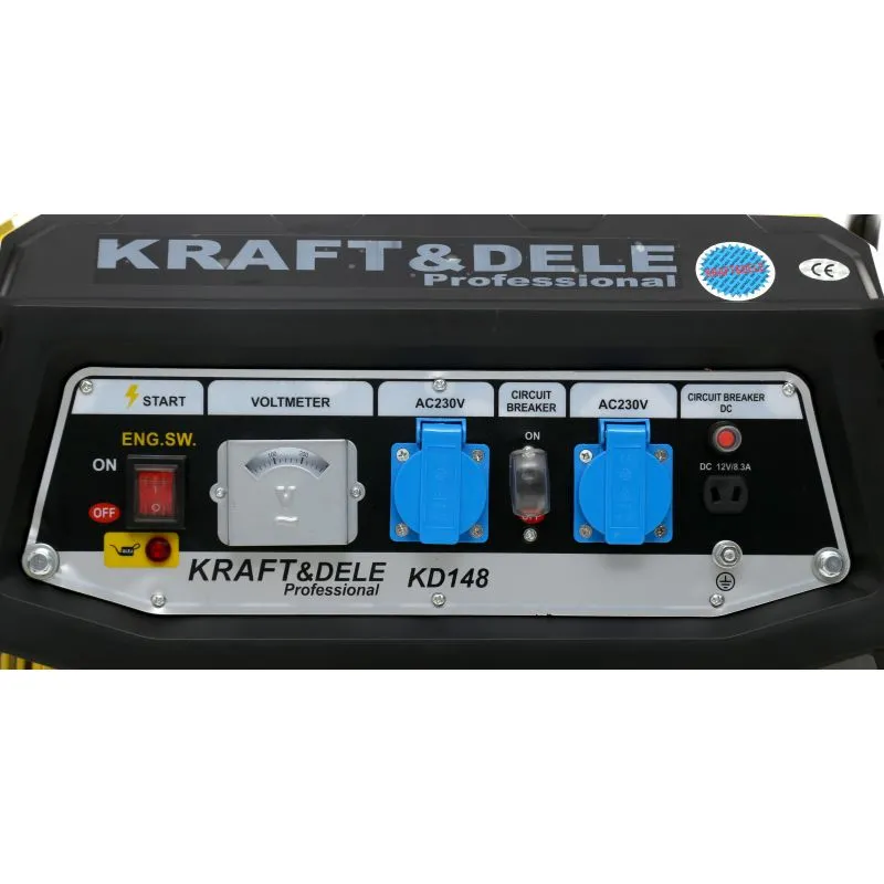 Бензиновый генератор Kraft&Dele KD148 3500W 12/230V